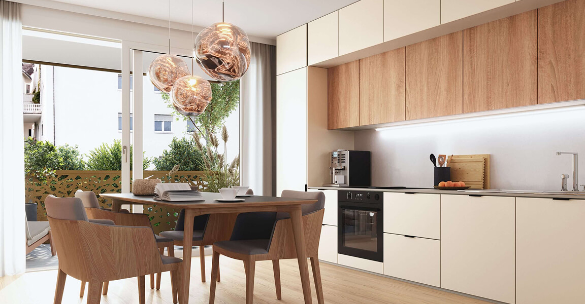 Neubauprojekt Nisslestraße 16-18, Stuttgart-Ost, Impression Küche