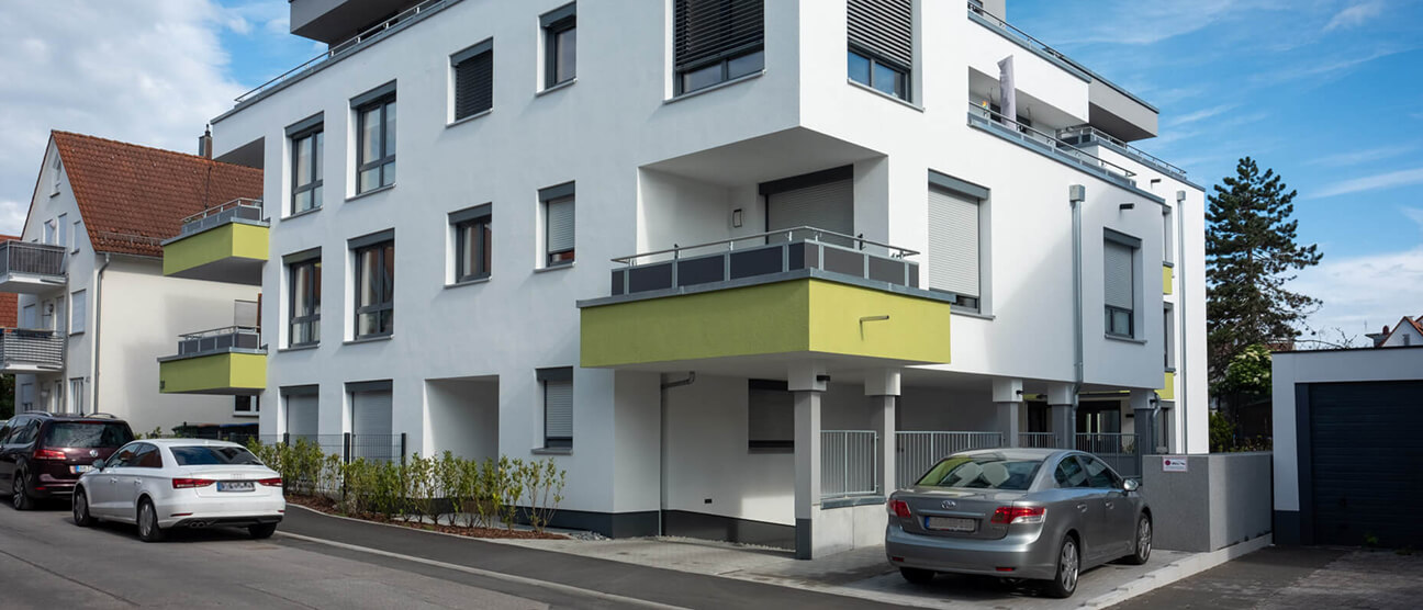 Mehrfamilienhaus in der Karlstrasse Leonberg, Aussenansicht