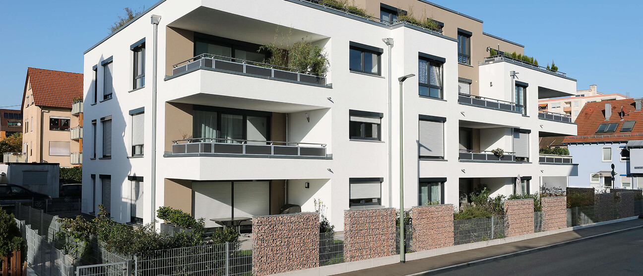 Mehrfamilienhaus in der Leonberger Strasse, Aussenansicht