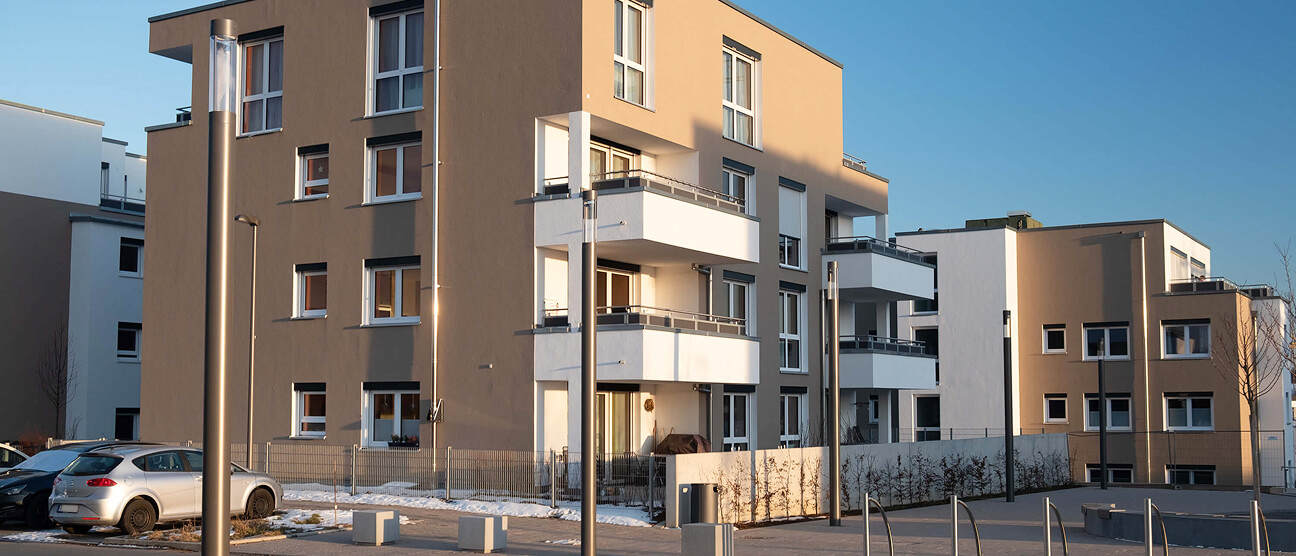 Mehrfamilienhaus in der Nelkenstrasse, Aussenansicht