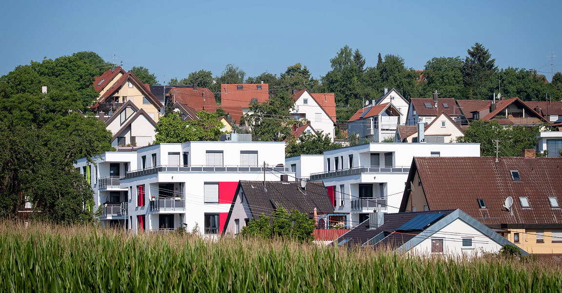 Mehrfamilienhäuser in der Uhlbergstrasse