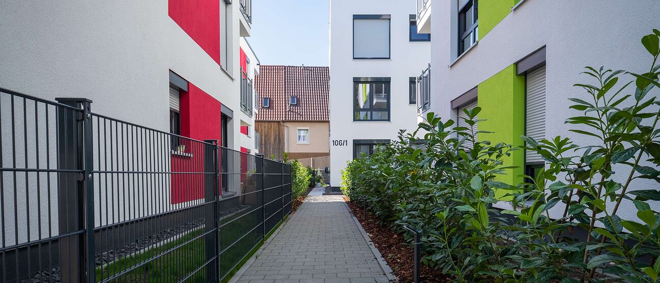 Mehrfamilienhäuser in der Uhlbergstrasse