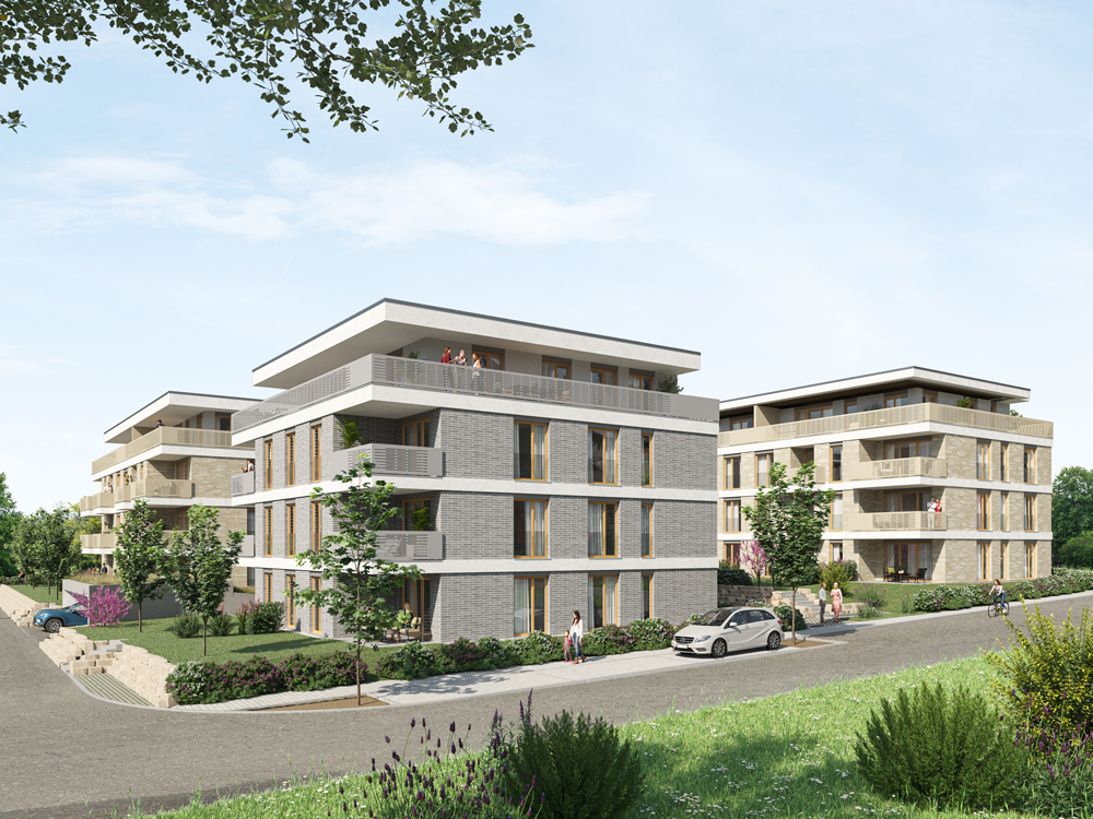 Wohnbau-Hausser_geplanteProjekte_Renningen-Schnallenaecker-III_Tagansicht