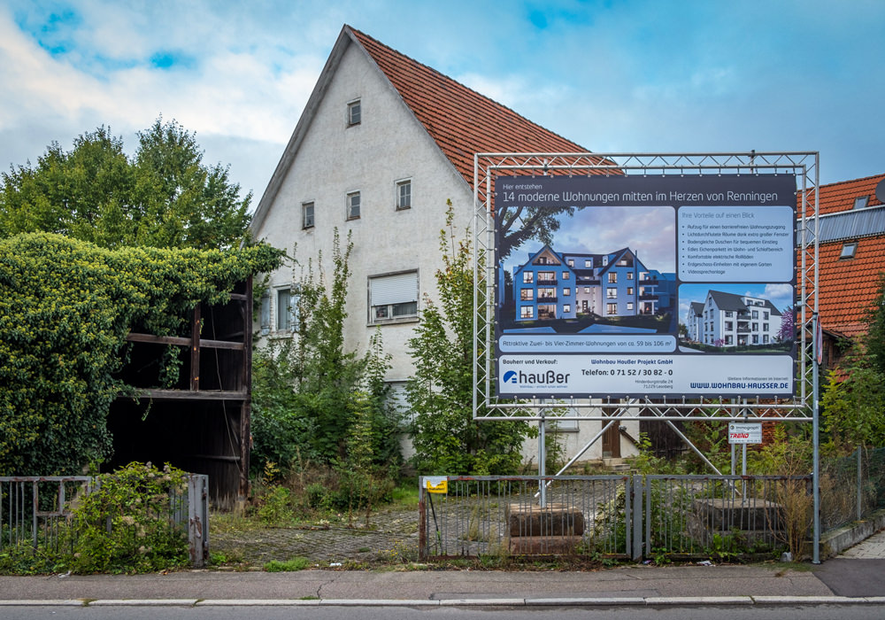 Bauschild_Weil-der-Städter-Straße-in-Renningen