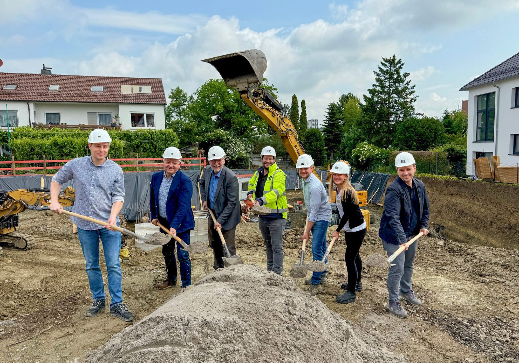 Wohnbau-Hausser-Leonberg-Spatenstich